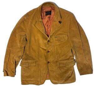 Vintage Brad Whitney Carmel by the Sea Brown Corduroy Blazer Jacket Medium